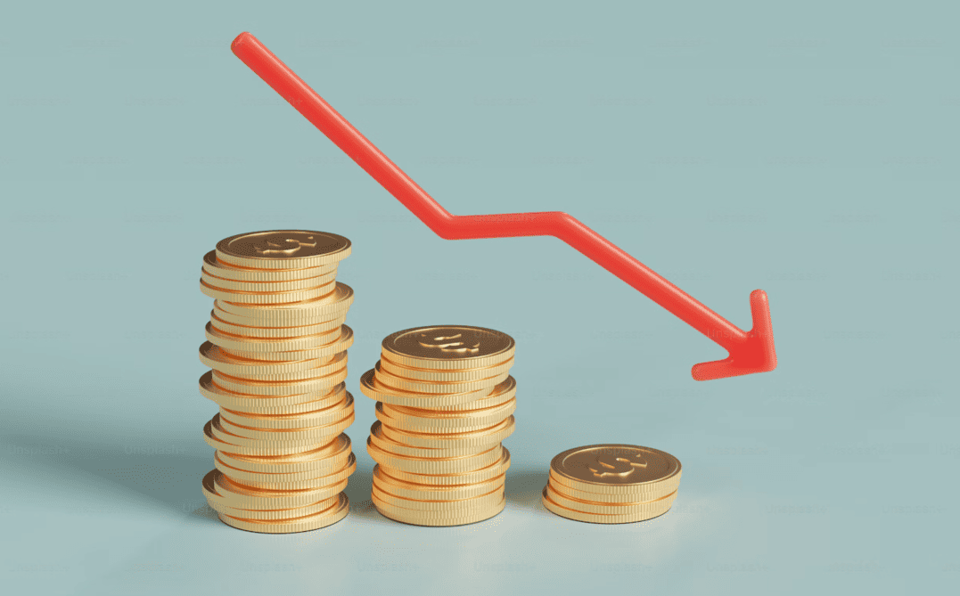 Graph illustrating how document classification leads to cost savings over time.