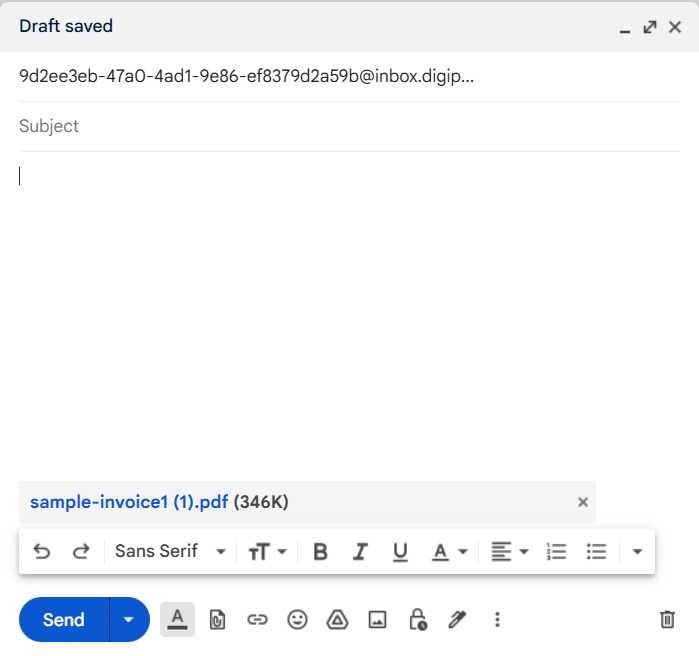 Sending Email Attachments